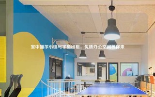 宝中猫尔小镇写字楼出租，优质办公空间等你来