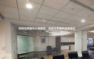 深圳动漫园办公楼租赁，选择与发展的完美契合