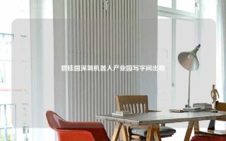 碧桂园深圳机器人产业园写字间出租