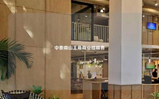 中泰南山主角商业楼租售